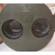 Pair of Ross London gunsight binoculars, no.122841 housed in teak box marked 'Binocular Gunsight - Image 6 of 9