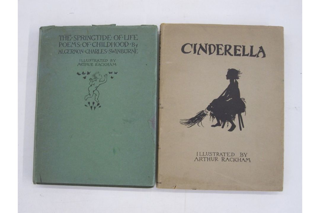 Rackham, Arthur "Cinderella as Retold by C S Evans", William Heinemann 1919, colour frontis tipped - Image 1 of 2