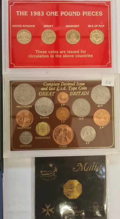 UK proof sets (3) 1972, 1973, 1982 with Brilliant Uncirculated £2, £1 and 50ps (4) proof sets (2) - Image 6 of 6