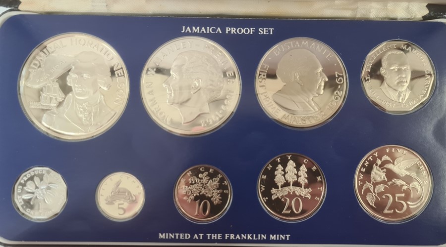 World proof sets including silver proof coins: Jamaica 1976, Malta 1976, Trinidad and Tobago 1975 - Image 5 of 5
