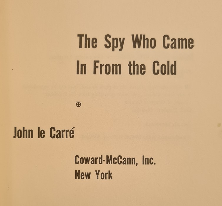 Le Carre, John  "The Spy Who Came in from the Cold", Victor Gollancz 1963, pale blue cloth with gilt - Image 7 of 19