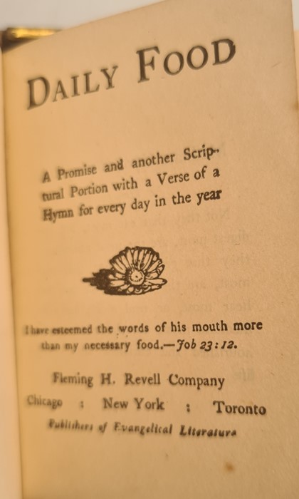 Miniature books:  "Small Rain Under the Tender Herb", 12th edition, London, The Religious Tract - Image 7 of 11