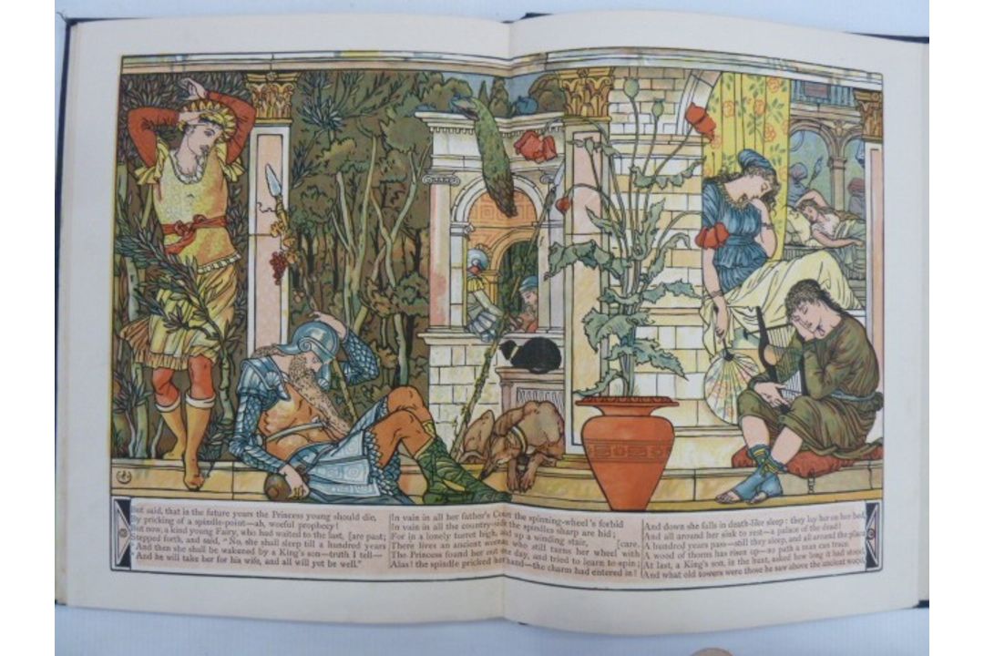 Crane, Walter  "The Bluebeard Picture Book ...", George Routledge & Sons (nd), colour plates - Image 2 of 5