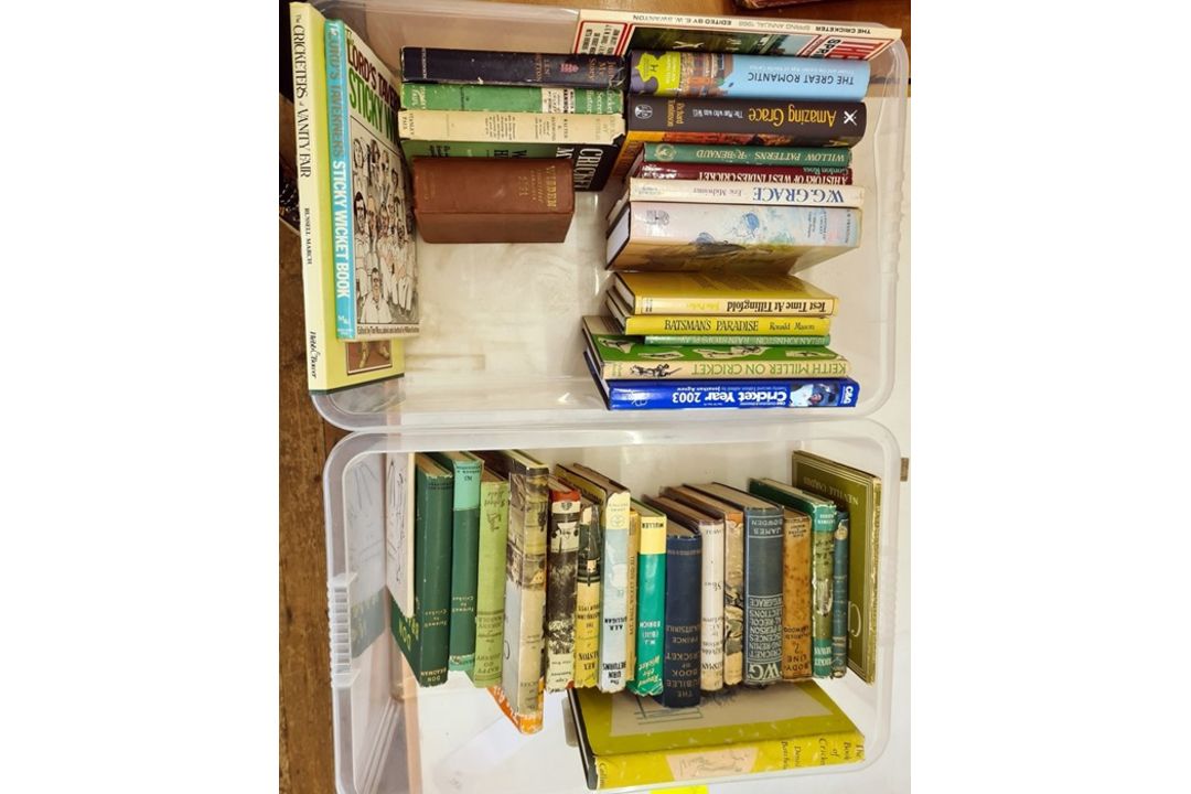 Quantity of books relating to cricket to include:- Grace W.G. 'Cricketing Reminiscences and Personal - Image 2 of 2