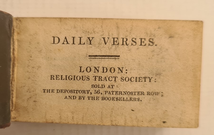 Miniature books:  "Small Rain Under the Tender Herb", 12th edition, London, The Religious Tract - Image 9 of 11