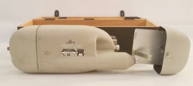 Painted pine box and contents marked 'Fairchild Aviation Corporation, New York, N.Y.USA Gun Camera