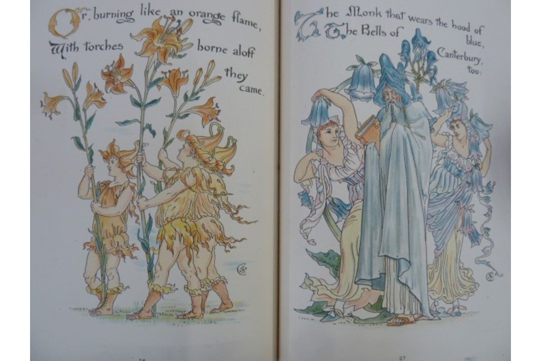 Crane, Walter  "The Bluebeard Picture Book ...", George Routledge & Sons (nd), colour plates - Image 3 of 5