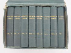 Set of 'Miniature Poets', Milton, Wordsworth, Longfellow, Scott, all within their own fitted box,