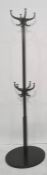 Modern coat stand on circular base, 184cm high