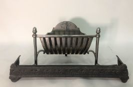 Small fireplace grate and fender (2)  Condition ReportThe Basket is 37cm at the widest point and the