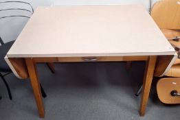 20th century melamine-topped table