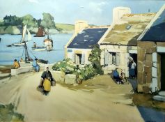 Quantity of prints and pictures to include colour print after R Wintz, embroidery of strawberries