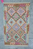 Chobi Kilim rug, 128 x 76cm