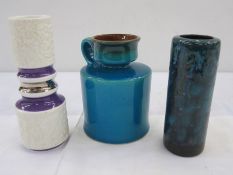 Graflich Ortenburg WGP vase with handle, shape no. 677/14, 14.5cm high, Royal KPM porcelain Berlin