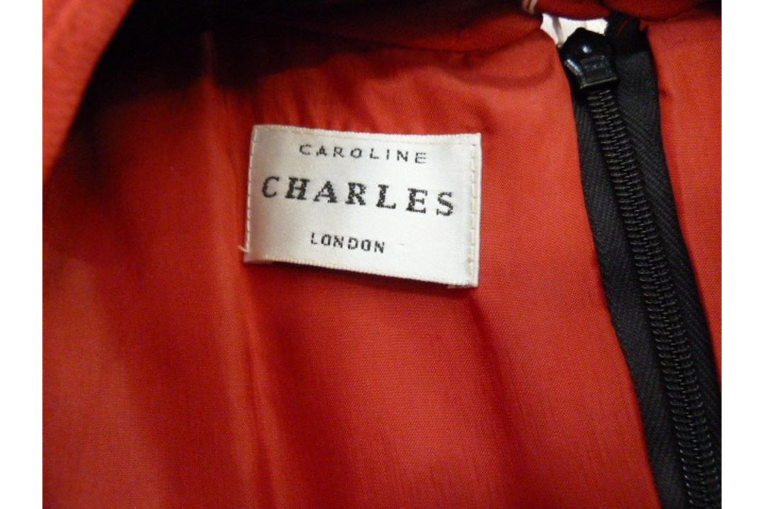 Black corduroy fitted coat labelled 'Paddy Campbell', three button fastening, a black suit with gold - Image 5 of 6