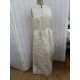 1960's gold lame Frank Usher evening gown, sleeveless, diamante buttons to the belt and pocket ( - Image 1 of 3