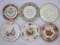 Quantity of collectors plates to include Royal Worcester 'New Zealand Cricket Team 1973, Worcester