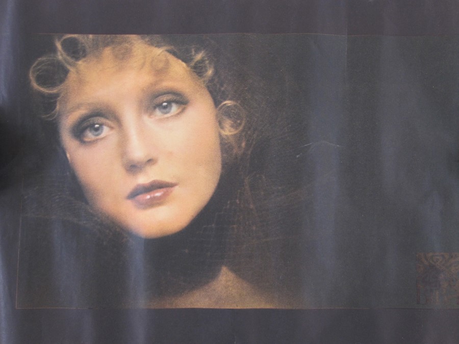 Vogue Spring/Summer 1982 poster "Butterfly Colours" in blue and yellow, Vogue poster Spring/Summer - Image 3 of 3