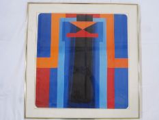 Set of six abstract colour prints, unsigned and unlabelled, 48 x 50.5cm (6)Condition ReportSome mild