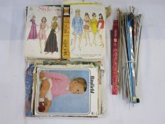 Collection of vintage dress patterns to include Style, McCalls, Le Roy, Milwards, Vogue, Simplicity,