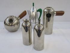 Freud Cafetiere,  teapot, cream and sugar ,  and a Carlo Giannini Italian Espresso maker (5)