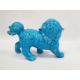 Chinese turquoise glazed model Buddhist lion,18cm high, two various bisque and partly glazed figures - Image 10 of 31