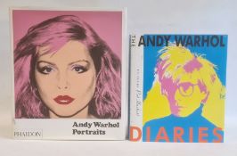 Hackett, Pat (ed) 'The Andy Warhol Diaries'  Simon and Schuster 1989 , black cloth with silver