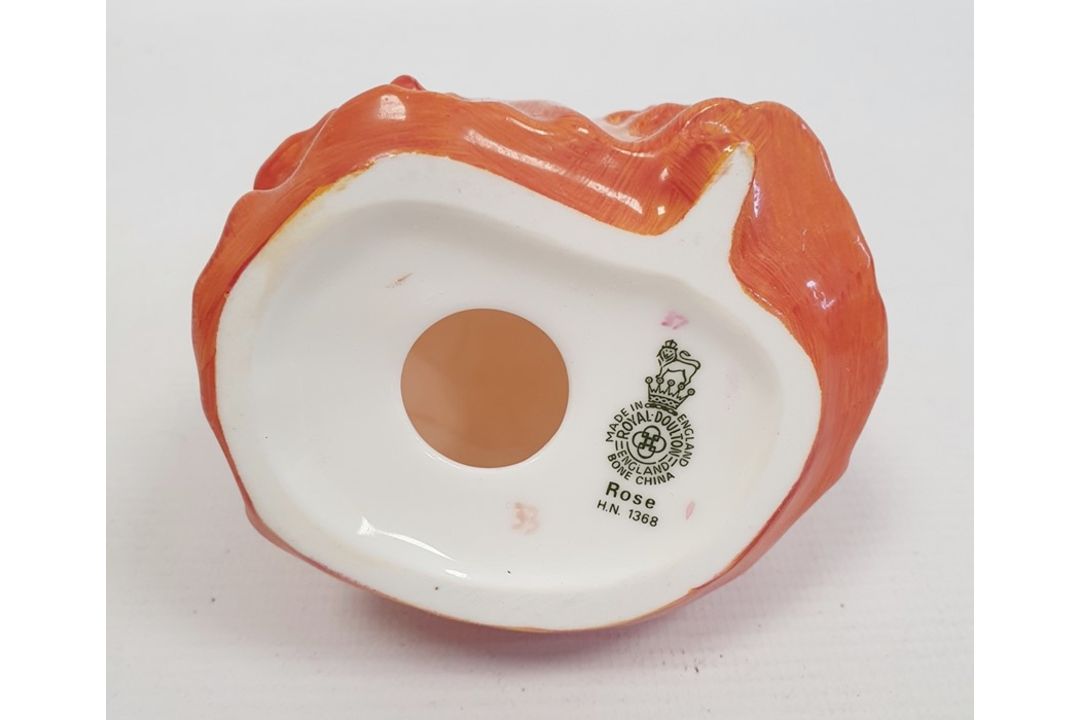 Doulton china figure 'Rose' HN1368. another 'Dinky Do' HN1678 and late Georgian Spode porcelain slop - Image 5 of 7