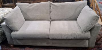 Two-seater Next sofa in grey upholstery