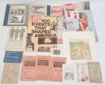 Gibson, Charles Dana 'Americans' and a collection of ephemera to include paperbacked playscripts,