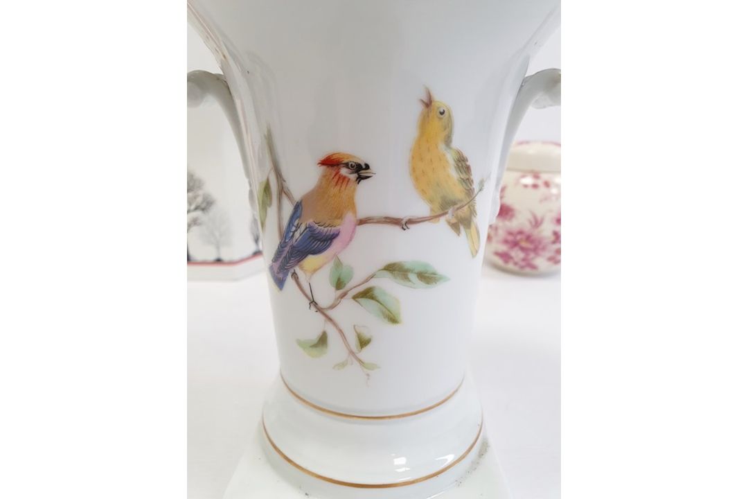 Two Masons ironstone pottery ginger jars and covers, Adams 'Calyx' ware two-handled vase and - Image 9 of 15