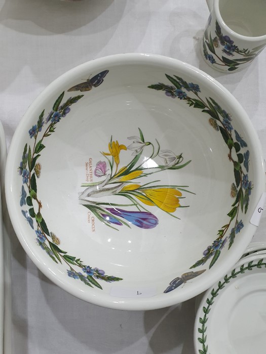 Two Portmeirion rectangular casserole dishes, teapot, circular dish, six coffee cups and saucers and - Image 5 of 14