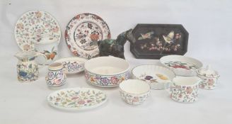 Poole pottery bowl, plate and small vase, small quantity of Mintons 'Haddon Hall' teaware, small