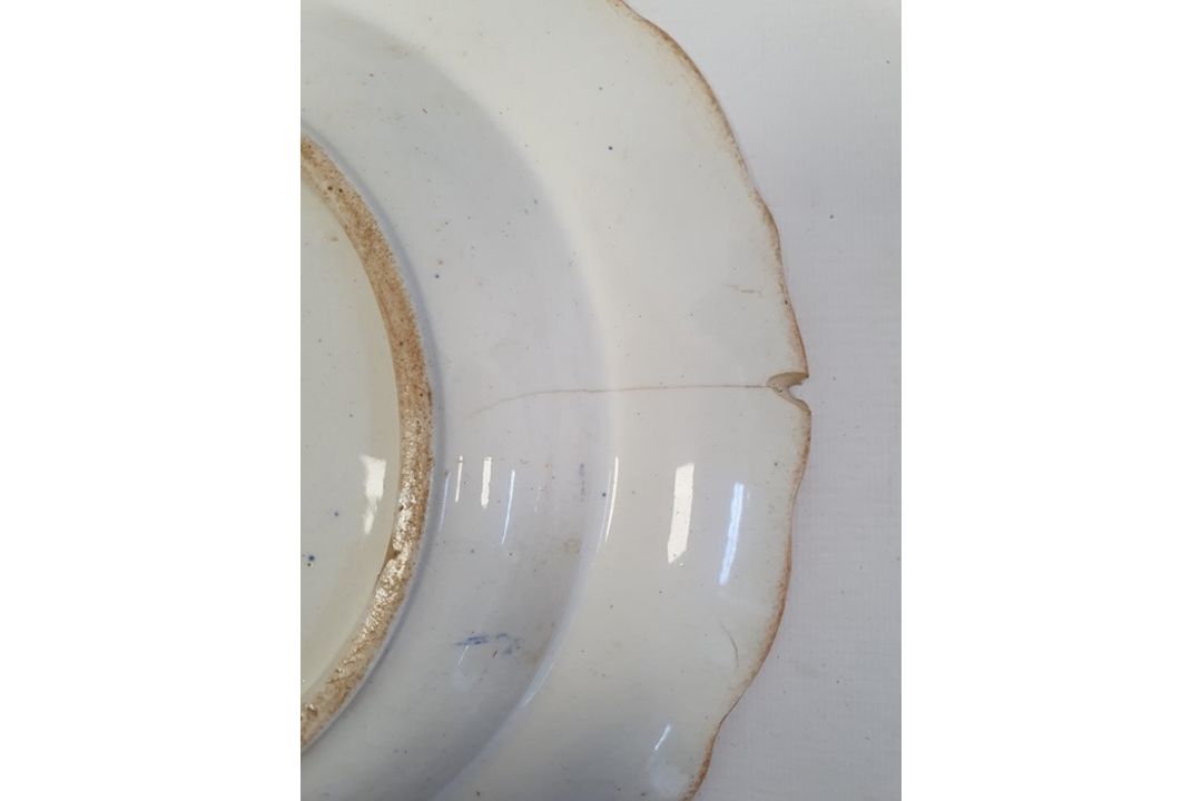 19th century Alcocks Indian ironstone two-handled soup tureen and cover and pair matching soup - Image 11 of 11