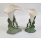 German porcelain stein with metal lid, Elbogen pottery figure of a girl, pair of tinted bisque - Image 11 of 12