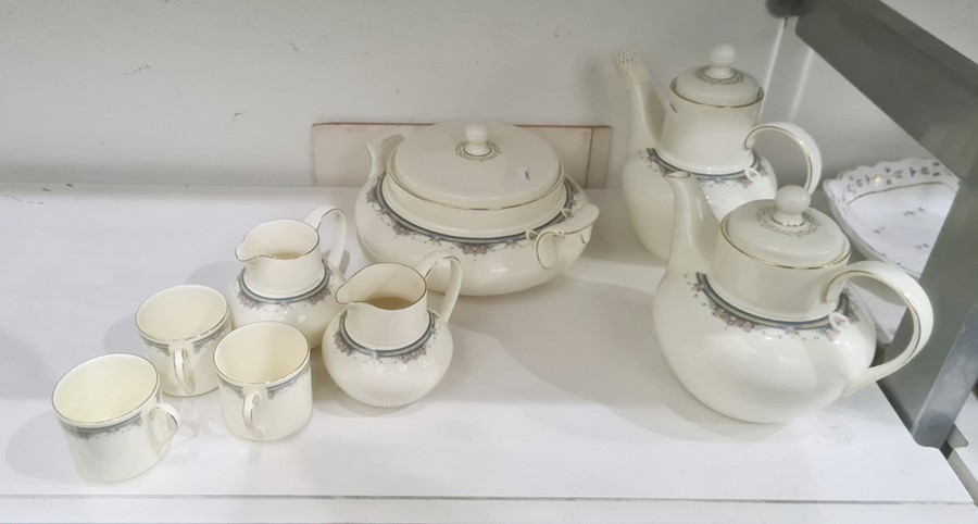Extensive service of Royal Doulton 'Albany' pattern dinner and tea ware, originally for eight - Image 3 of 4