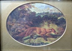 After Archibald Thorburn Colour print Fox together with various further pictures and prints and a