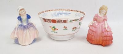 Doulton china figure 'Rose' HN1368. another 'Dinky Do' HN1678 and late Georgian Spode porcelain slop