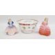 Doulton china figure 'Rose' HN1368. another 'Dinky Do' HN1678 and late Georgian Spode porcelain slop - Image 1 of 7