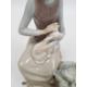 Lladro porcelain figure of boy with flute, 20cm high and another of girl seated with lamb (2) - Image 9 of 10