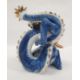 Chinese turquoise glazed model Buddhist lion,18cm high, two various bisque and partly glazed figures - Image 14 of 31