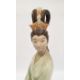Chinese turquoise glazed model Buddhist lion,18cm high, two various bisque and partly glazed figures - Image 19 of 31