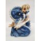 Chinese turquoise glazed model Buddhist lion,18cm high, two various bisque and partly glazed figures - Image 13 of 31