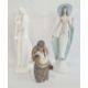 Lladro ceramic figure of a Mexican girl, 18cm high, Lladro porcelain figure of a woman with shawl - Image 1 of 4
