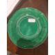 Pair 19th century Thomas Till green glazed majolica dessert plates and matching oval dish, 29cm wide - Image 7 of 10