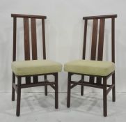 Set of eight, 20th century, possibly Scandinavian, dining chairs (8)