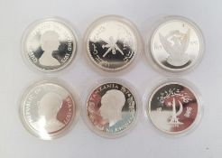 18 silver Conservation Collection coins (18)
