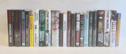 Crime - various signed and unsigned first editions to include:- Mark, David 