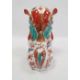 Chinese turquoise glazed model Buddhist lion,18cm high, two various bisque and partly glazed figures - Image 7 of 31