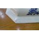 Chinese porcelain shallow dish, oblong with canted corners, willow and lotus design in blue and with - Image 3 of 10